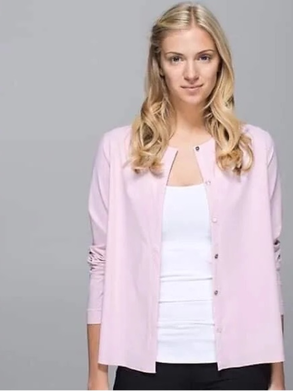 lululemon athletica Women’s Cream Long-Sleeve Shirt Solo Blouse NWT size 8 - Picture 4 of 6